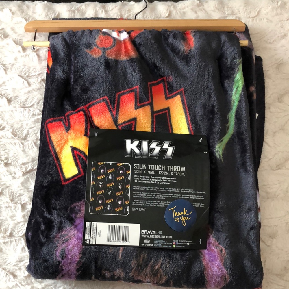 KISS Throw Blanket